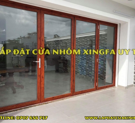 Lắp đặt cửa nhôm Xingfa 