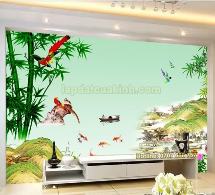 LẮP ĐẶT TRANH KÍNH 3D